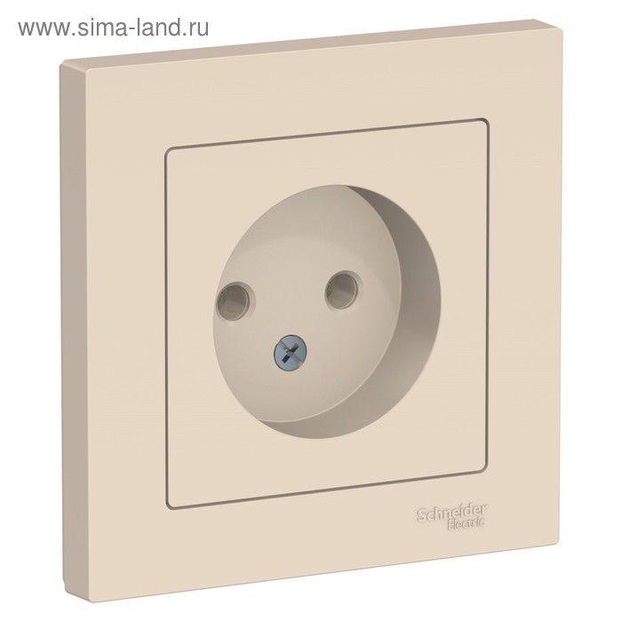 

Розетка SE ATLASDESIGN, 16 А, 250 В, встраиваемая, без з/к, IP20, бежевая, ATN000240