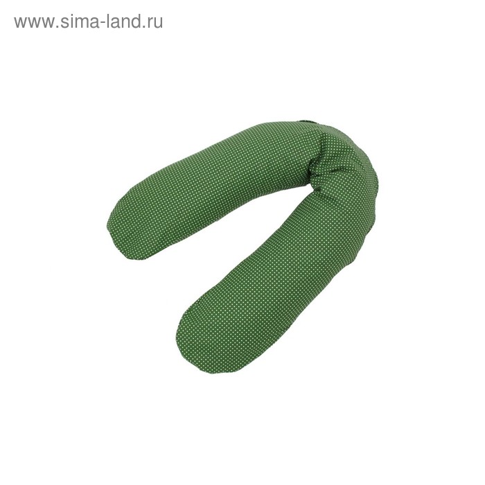 фото Подушка универсальная «горошек», размер 20 × 135 см, цвет зеленый polini