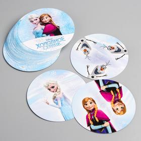 

Игра с карточками и звонком "Холодное сердце", Холодное сердце , 9,5 х 8,7 см