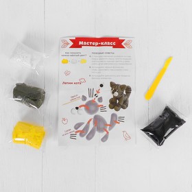 

Игрушка из массы для лепки «Кот и мышка» 2 в 1