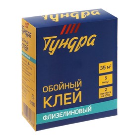 Клей обойный TUNDRA, для флизелиновых обоев, коробка, 200 г