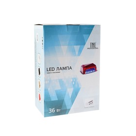 

Лампа для гель-лака TNL L36-03, UV-LED, 36 Вт, таймер 10/30/60 сек, красная
