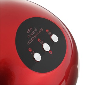 

Лампа для гель-лака TNL L48-02, UV/LED, 48 Вт, 24 диода, таймер 10/30/60 сек, красная