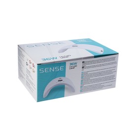 

Лампа для гель-лака TNL Sense, LED, 36 Вт, 12 диодов, таймер 30/60/90 сек, красная