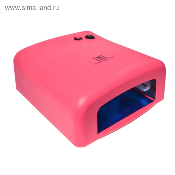 Лампа для гель-лака TNL 818, UV, 36 Вт, таймер 120 сек., розовая