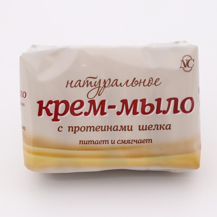 фото Натуральное крем-мыло "невская косметика", "протеины шёлка", 4 шт. по 100 г