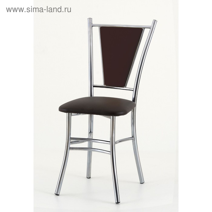 Стул «Квартет-М», хром, цвет шоколад стул квартет r 365 × 440 × 920 мм хром цвет ваниль