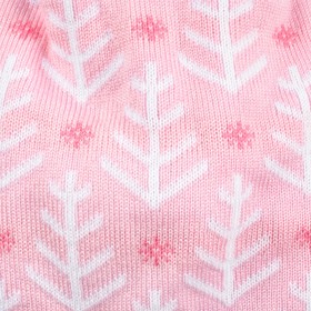 

Шапка вязаная детская KAFTAN "Ёлочки" размер 60, шерсть, пан, хлопок