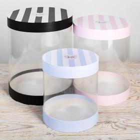 

Набор коробок с PVC 3 в 1 «Чёрно-белый монохром», 17 × 20, 20 × 24, 23 × 30 см