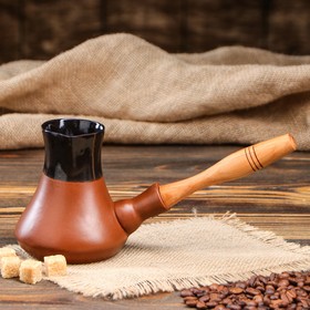 

Турка для кофе малая, коричневая, 0.2 л