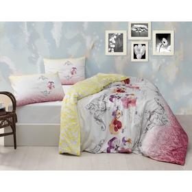

КПБ Mona евро, 240х260 см, 200х220 см, 50х70 см-2 шт., розовый