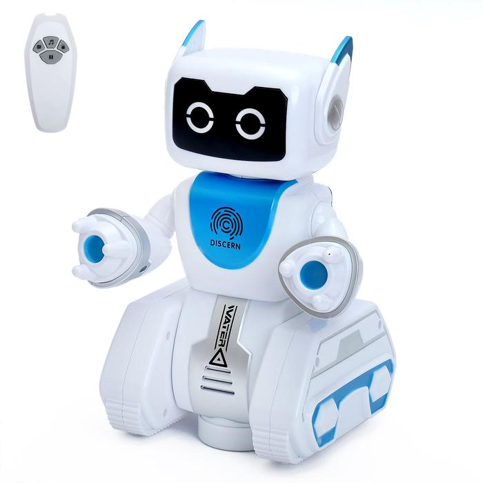 Робот интерактивный, радиоуправляемый «Вольт», световые и звуковые эффекты, работает от батареек цена и фото