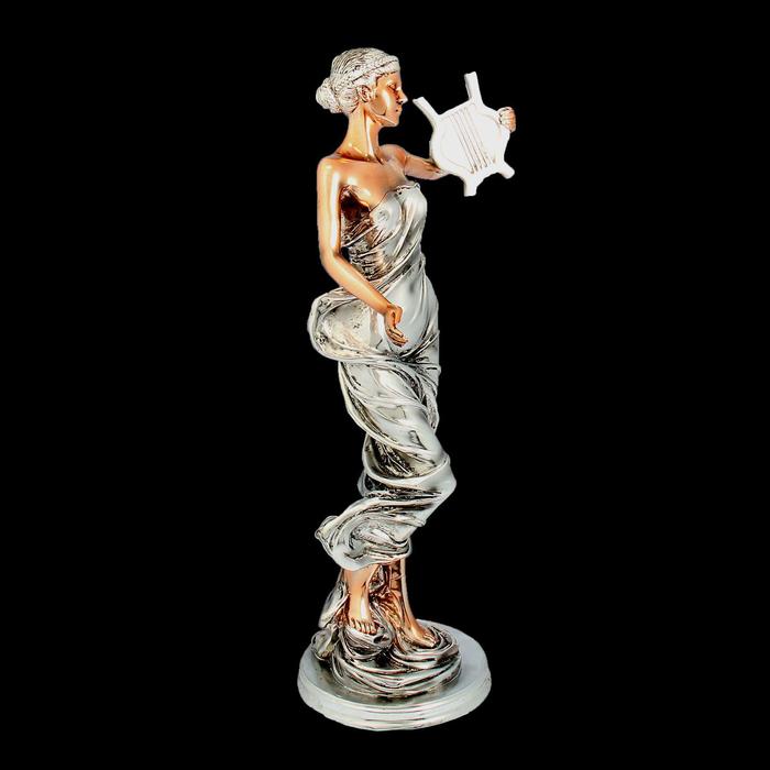 Сувенир "Муза" под бронзу- серебро