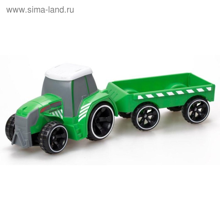 радиоуправляемые игрушки silverlit трактор tooko на ик с прицепом Машина Tooko «Трактор с прицепом»