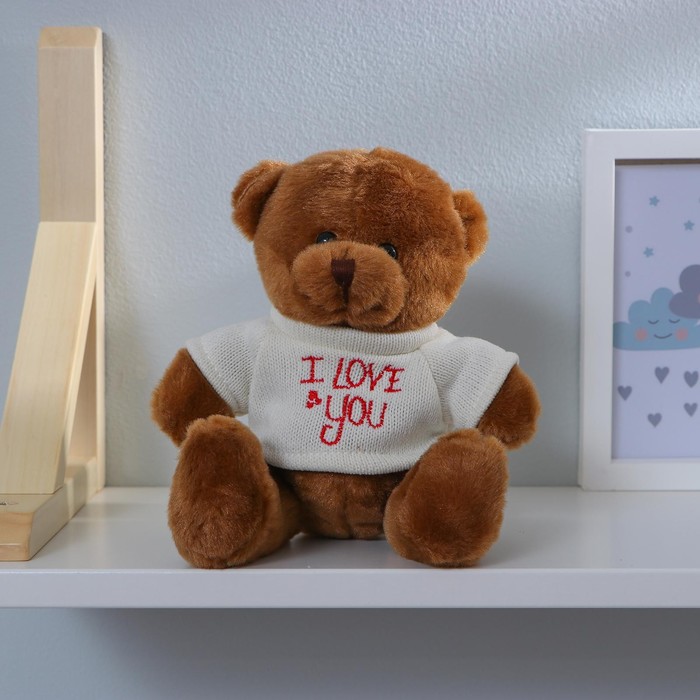 Мягкая игрушка «Медведь», в кофте, цвета МИКС мягкая игрушка медведь в кофте цвета микс 1 шт