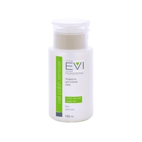 

Жидкость для снятия лака без ацетона EVI professional с помпой-дозатором, 150 мл