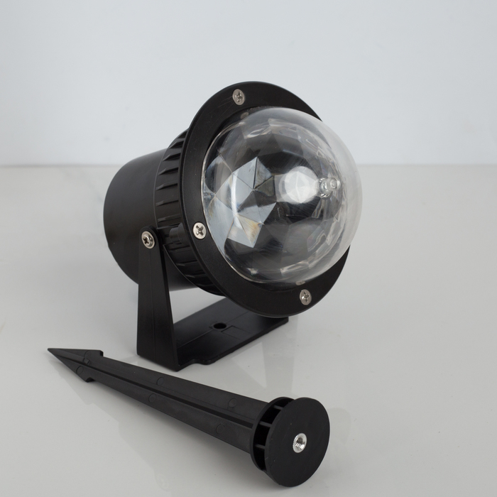 Световой прибор "Хрустальный уличный шар", d=10 см, 12 В, IP65