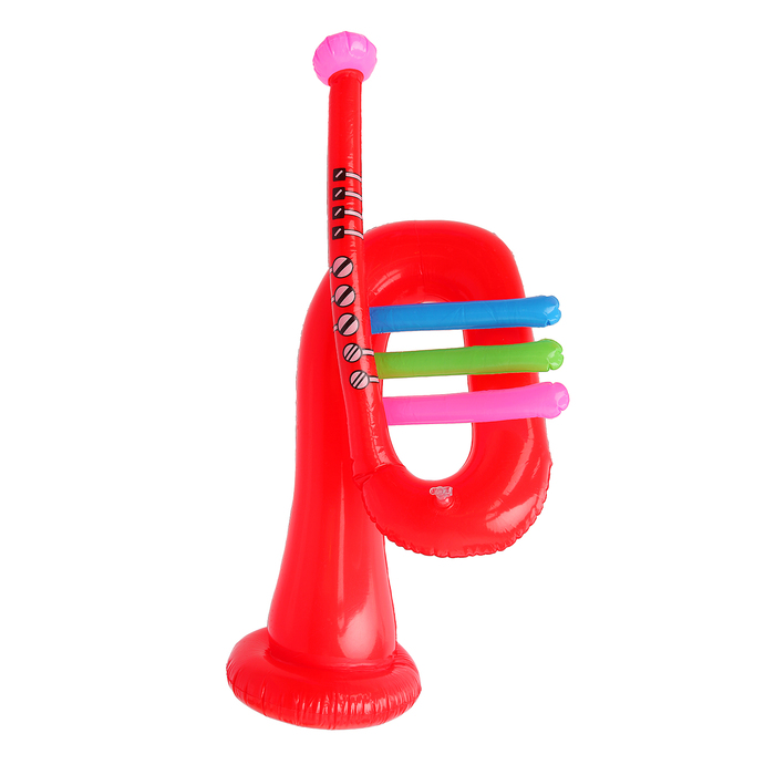 Надувная игрушка со звуком \"Труба\" 65 см, цвета микс (129940) - Купить ...