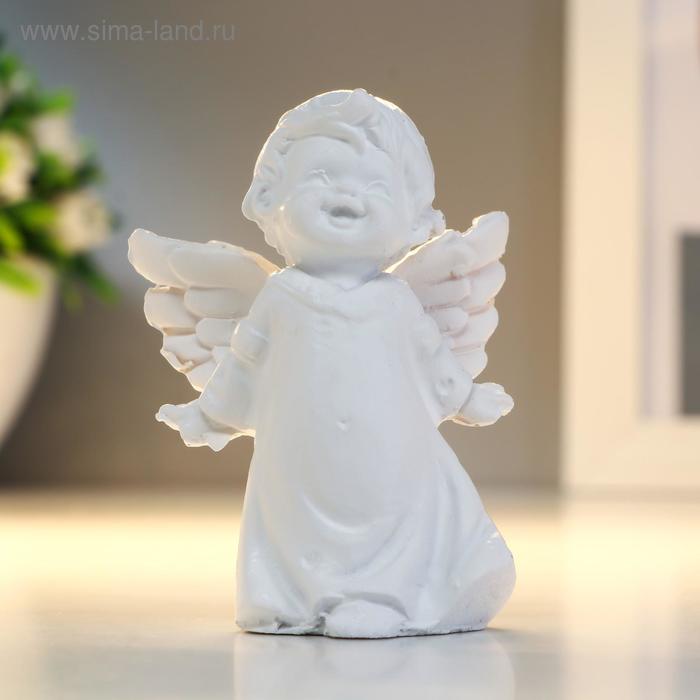 Сувенир полистоун Белоснежный ангел в платье - радость МИКС 7х5х3 см цена и фото