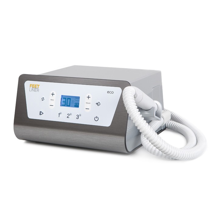 Аппарат для педикюра FeetLiner Eco с пылесосом, 30000 об/мин, 50 Вт, серый