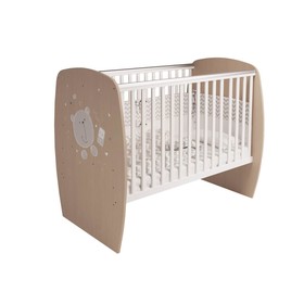 

Кровать детская Polini kids French 700, Teddy, белый-дуб пастельный