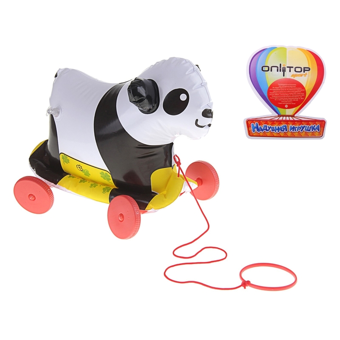 Игрушка надувная - каталка "Панда", 35 см