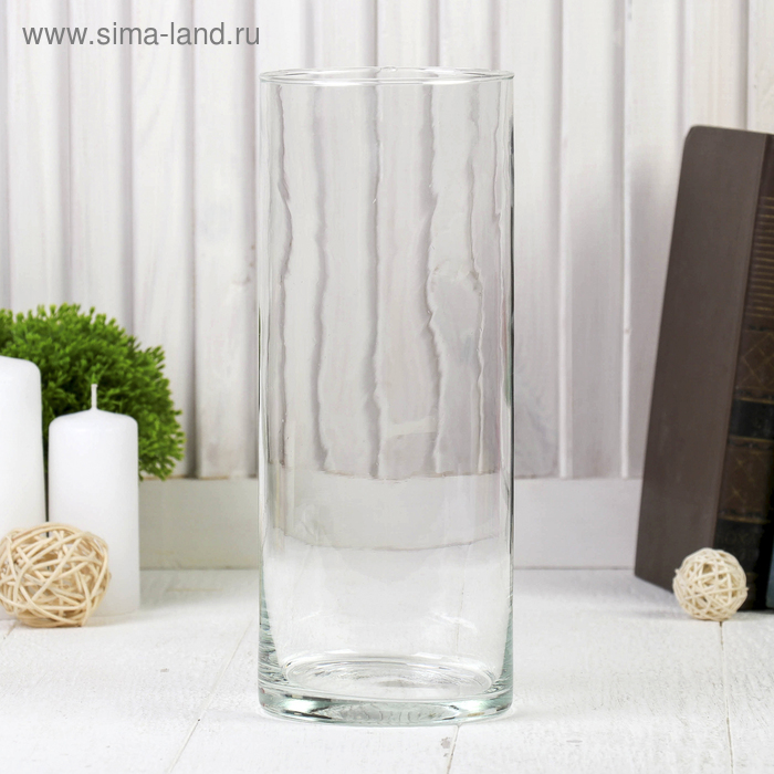 Ваза Армандс-4 цилиндр 10х25 см прозрачная ваза цилиндр 4