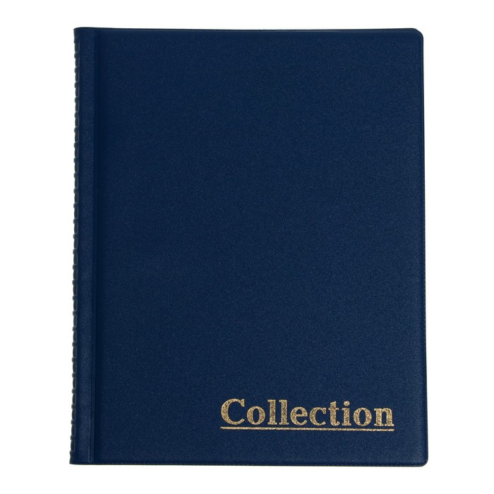 

Альбом для монет 215 х 173 мм Calligrata «Комби» на 250 монет, обложка ПВХ, синий