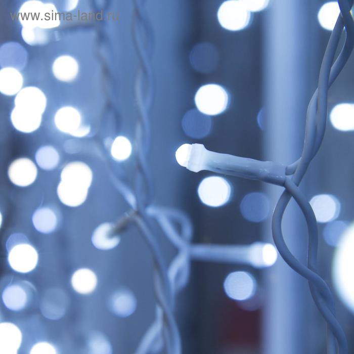 фото Гирлянда «занавес» 2 × 1.5 м, ip44, умс, белая нить, 360 smd-led, свечение белое, 220 в luazon lighting