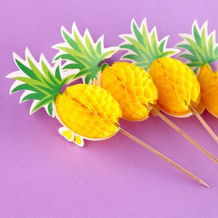 фото Шпажки «ананас», набор 6 шт. страна карнавалия