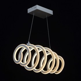 

Люстра "Аурих" 60Вт LED 3000K жемчужный 55x25x120см