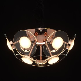 

Люстра "Граффити" 26Вт LED медный 35x35x18см