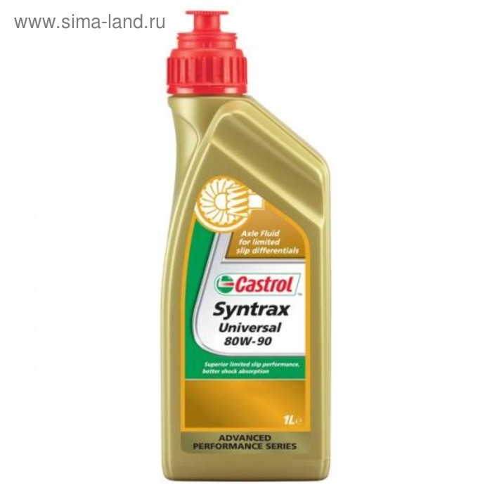 фото Масло трансмиссионное castrol syntrax universal 80w-90, 1 л