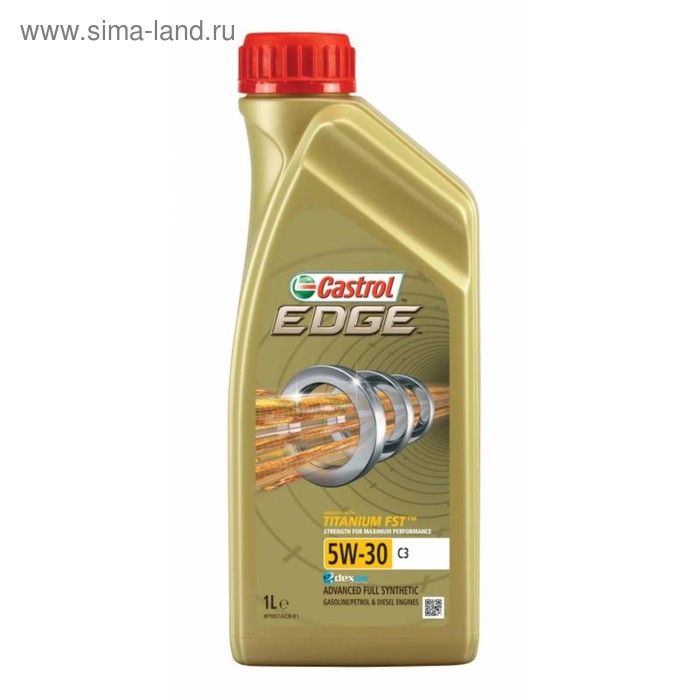 Масло моторное Castrol EDGE 5W-30 C3, 1 л синтетика castrol моторное масло castrol edge titanium fst ll 5w 30 4 л