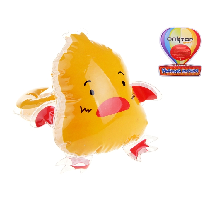 Игрушка надувная - браслет "Цыплёнок" 15 см