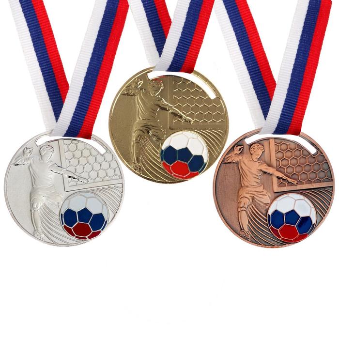 Медаль тематическая «Футбол», золото, d=5 см медаль тематическая футбол