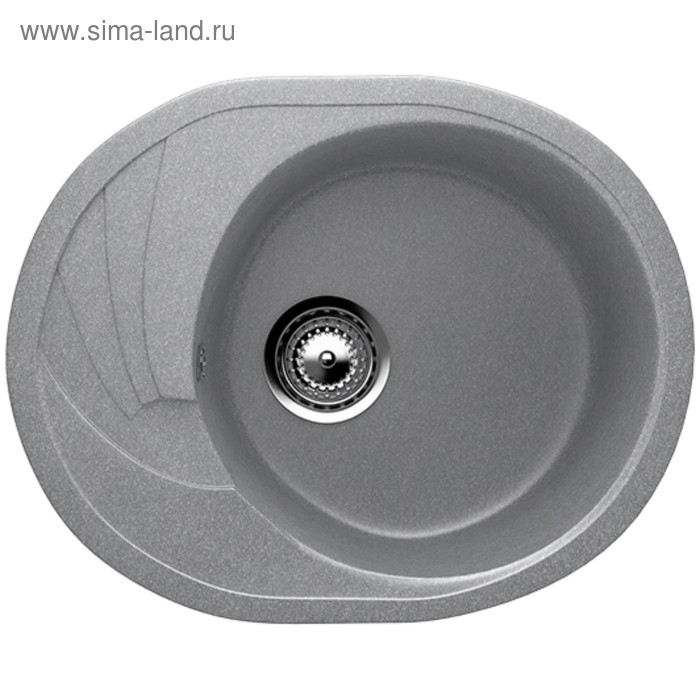 

Мойка кухонная Ulgran U403-342, 570х465 мм, цвет графит