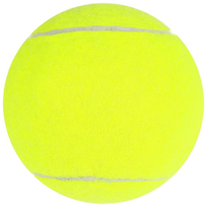 Мяч для большого тенниса ONLYTOP № 929, тренировочный, цвет жёлтый onlytop мяч для большого тенниса 929 тренировочный цвет жёлтый