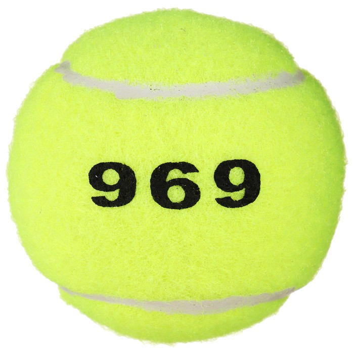 Мяч для большого тенниса ONLYTOP № 969, тренировочный, цвета МИКС мяч для большого тенниса 969 тренировочный микс