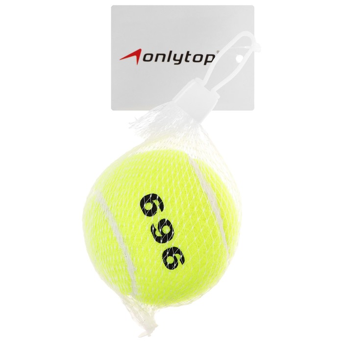 фото Мяч для большого тенниса onlytop № 969, тренировочный, цвета микс