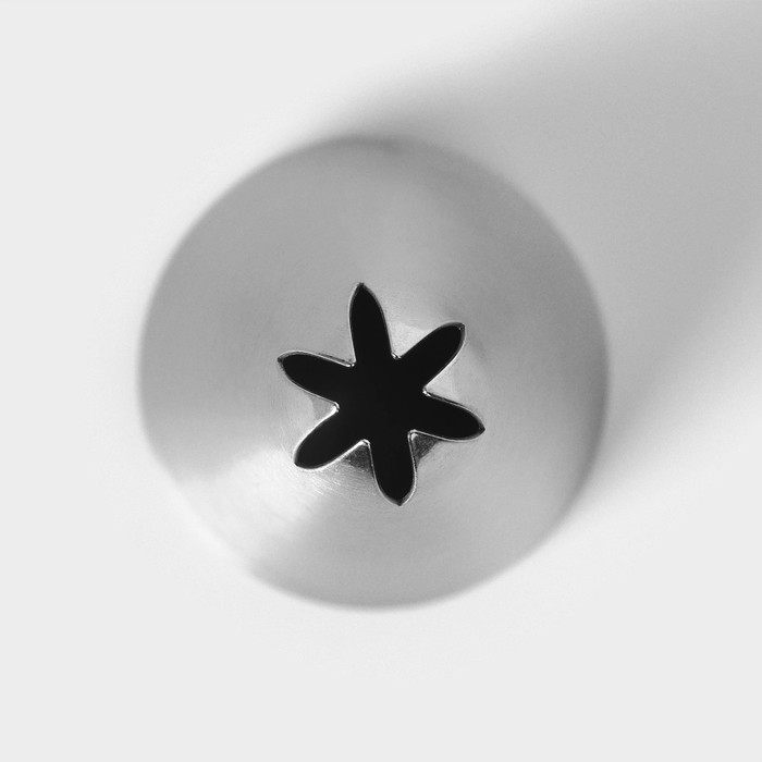 Насадка кондитерская «Закрытая звезда», d=3 см, вых. 0,3 см