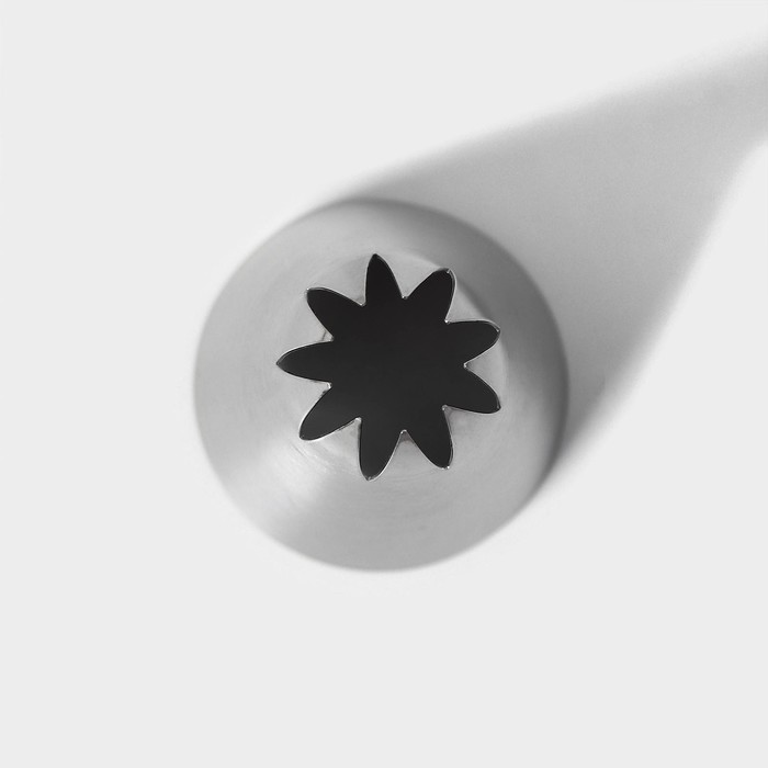 Насадка кондитерская «Закрытая звезда», d=3,4 см, вых. 1,1 см