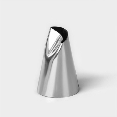 Насадка кондитерская «Лепесток розы», d=2,5 см, выход 1,5 см, нержавеющая сталь