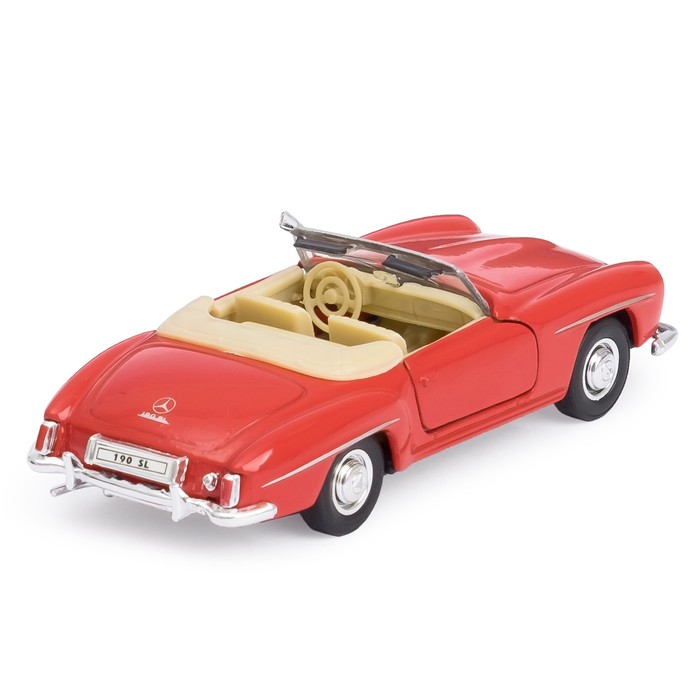 Машина винтажная Mercedes Benz 190SL, масштаб 1:34-39, цвета МИКС