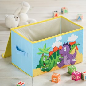 

Корзина для игрушек 37х24х24 см «Динозавры»