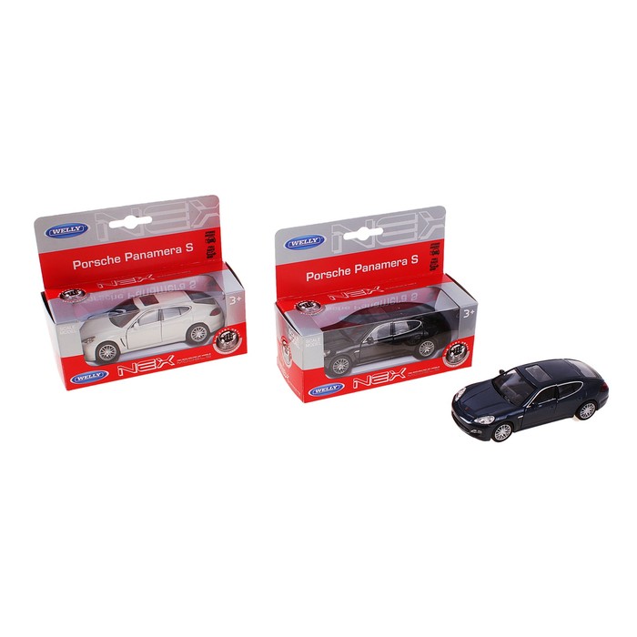 Машина Porsche Panamera S, масштаб 1:34-39, цвета МИКС
