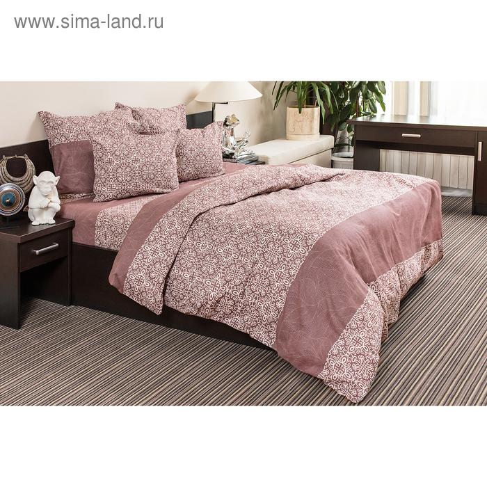 фото Комплект постельного белья 1,5сп ночь нежна марракеш 145х215см, 150х214см, 70х70см 2шт, бязь