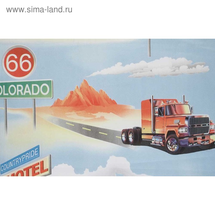 Обои бумажные Брянск Машинки-4 голубой 053x10 м 235₽