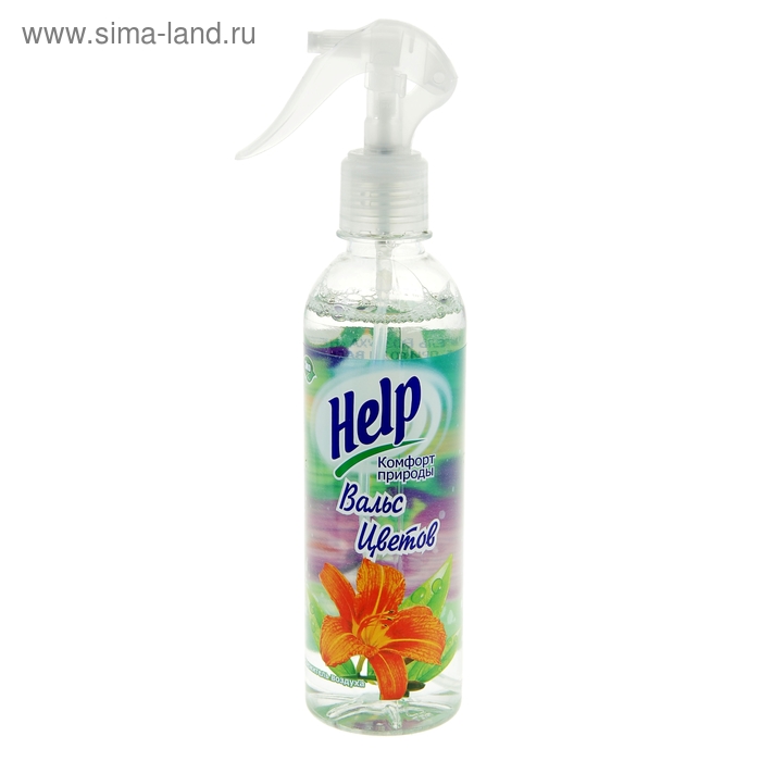 Освежитель воздуха HELP Вальс цветов 345 мл освежитель воздуха help орхидея