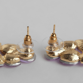 

Серьги ассорти "Кисти" блеск вечера, ветвь, цвет сиреневый, L кисти 8см